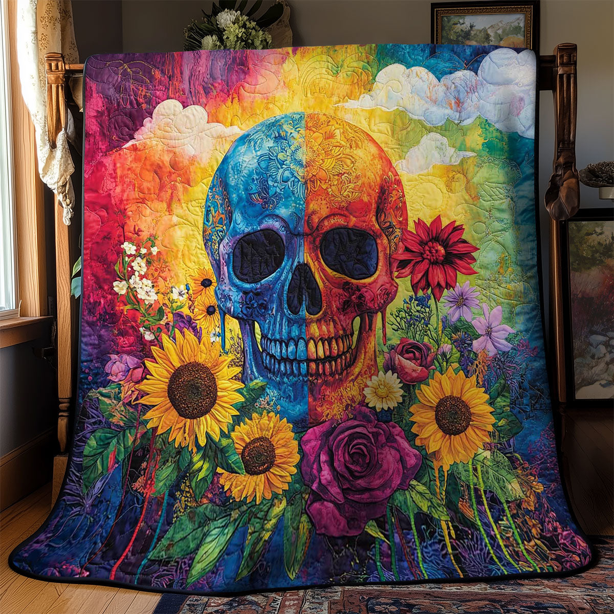 Celestial Skull WN0702024CL Quilt