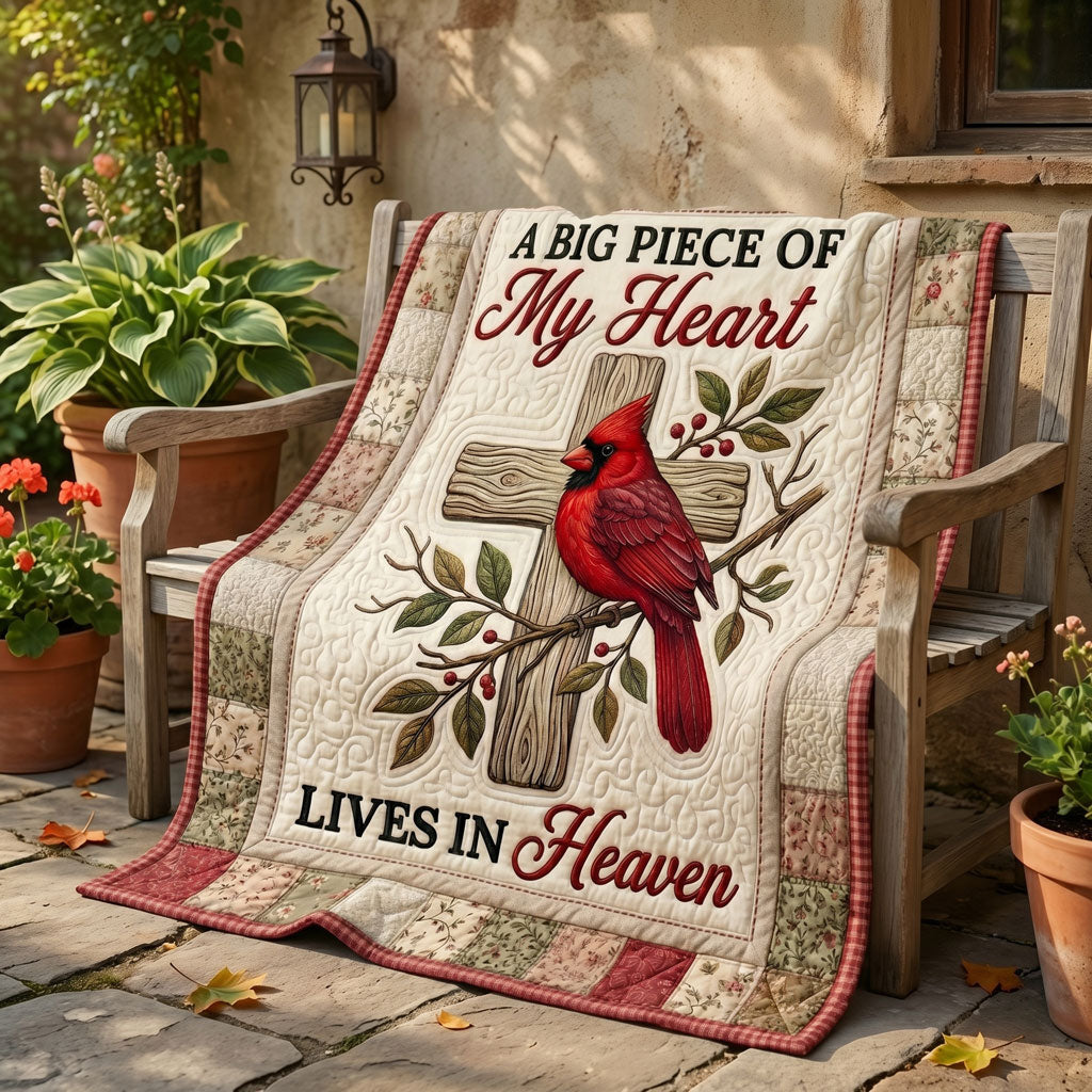 A Piece Of My Heart Lives In Heaven WN1404001CL Quilt