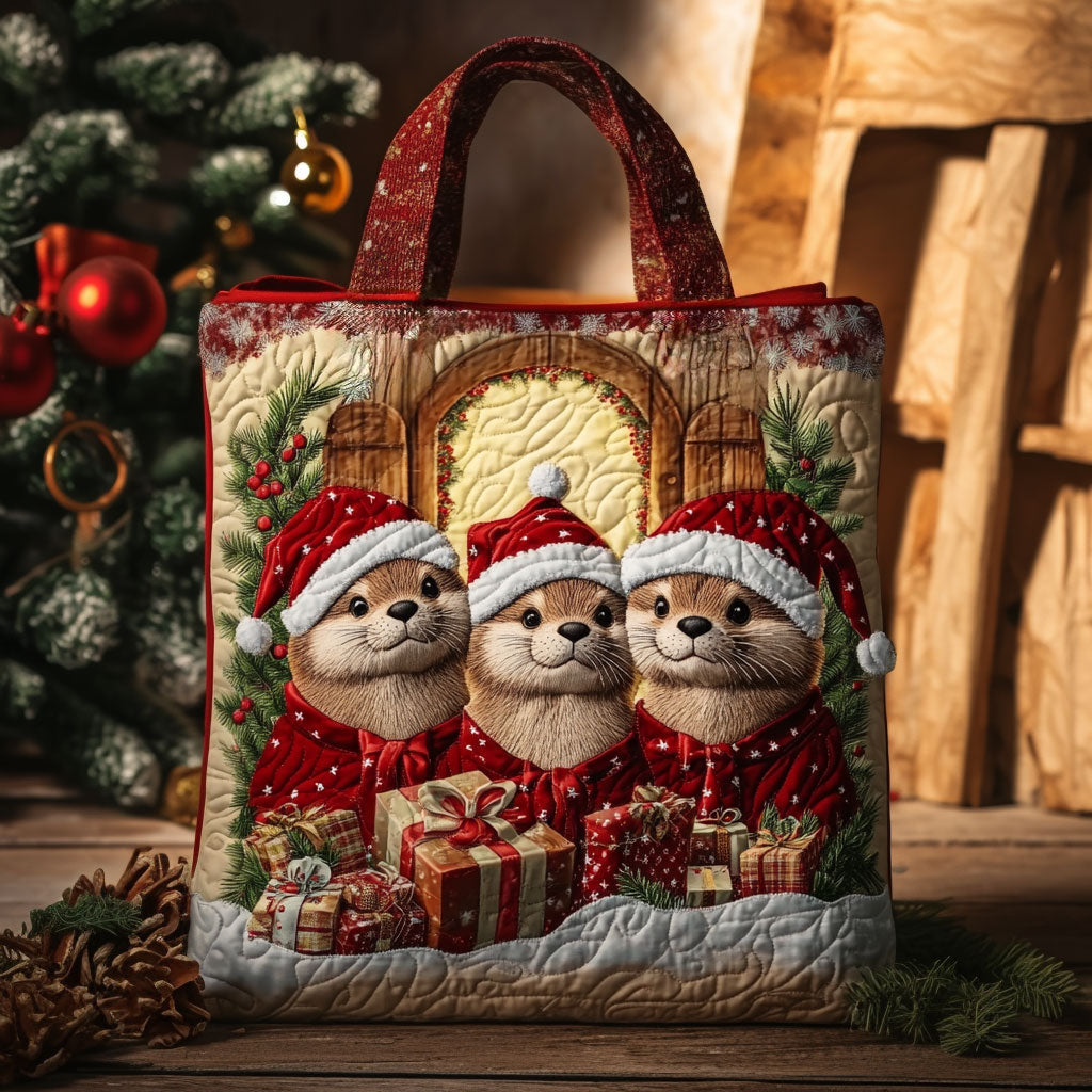 Cozy Gift Otter WN2510005CL Quilted Tote Bag