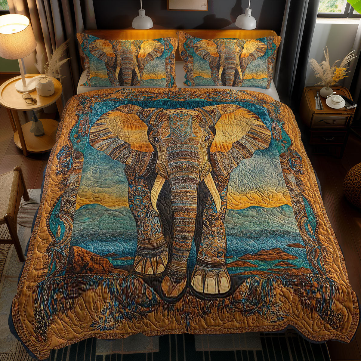 Majestic Elephant WN1303174CL Duvet Cover Set