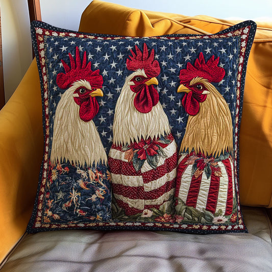 Freedom Rooster WN1002106CL Quilt Pillow Case