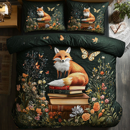 Whimsy Fox Garden WN0807098CL Duvet Cover Set