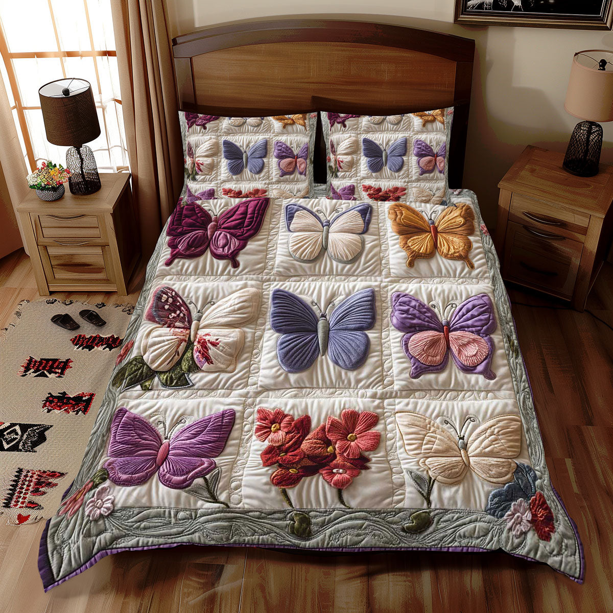 9 Colorful Butterfly WP0701039CL Duvet Cover Set