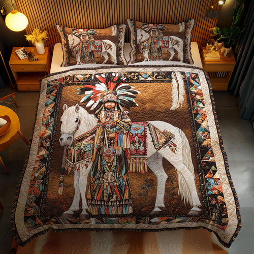 Native Gnome And Horse WN2101042CL Duvet Cover Set