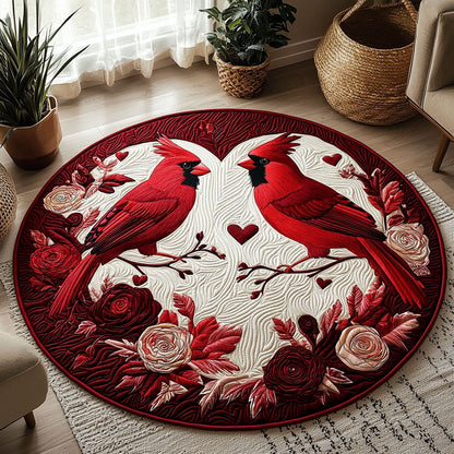 Cardinal Love QA1201013CL Quilted Round Mat