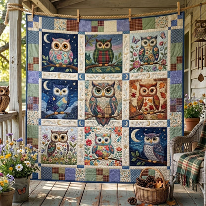 Enchanted Owl Patchwork WN0306004CL Quilt