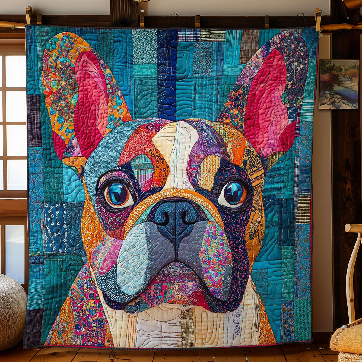 French Bulldog Tapestry WN0601107CL Quilt