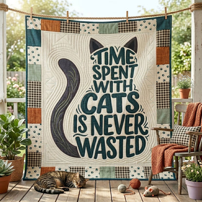 Cat Time Cozy WN2705002CL Quilt