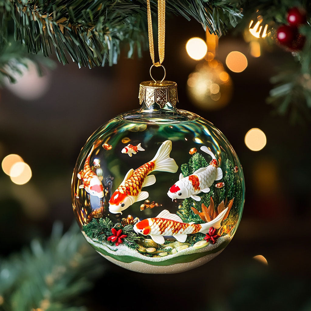 Koi Delight CP0312145CL Christmas Ornament