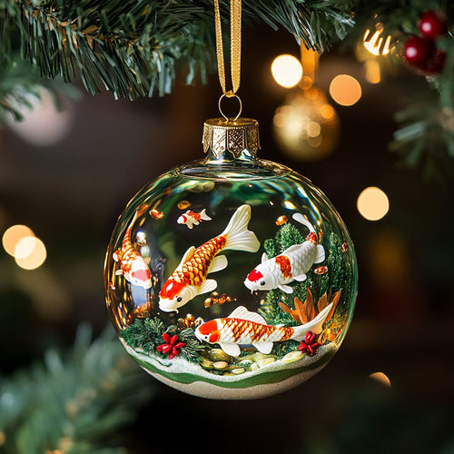 Koi Delight CP0312145CL Christmas Ornament
