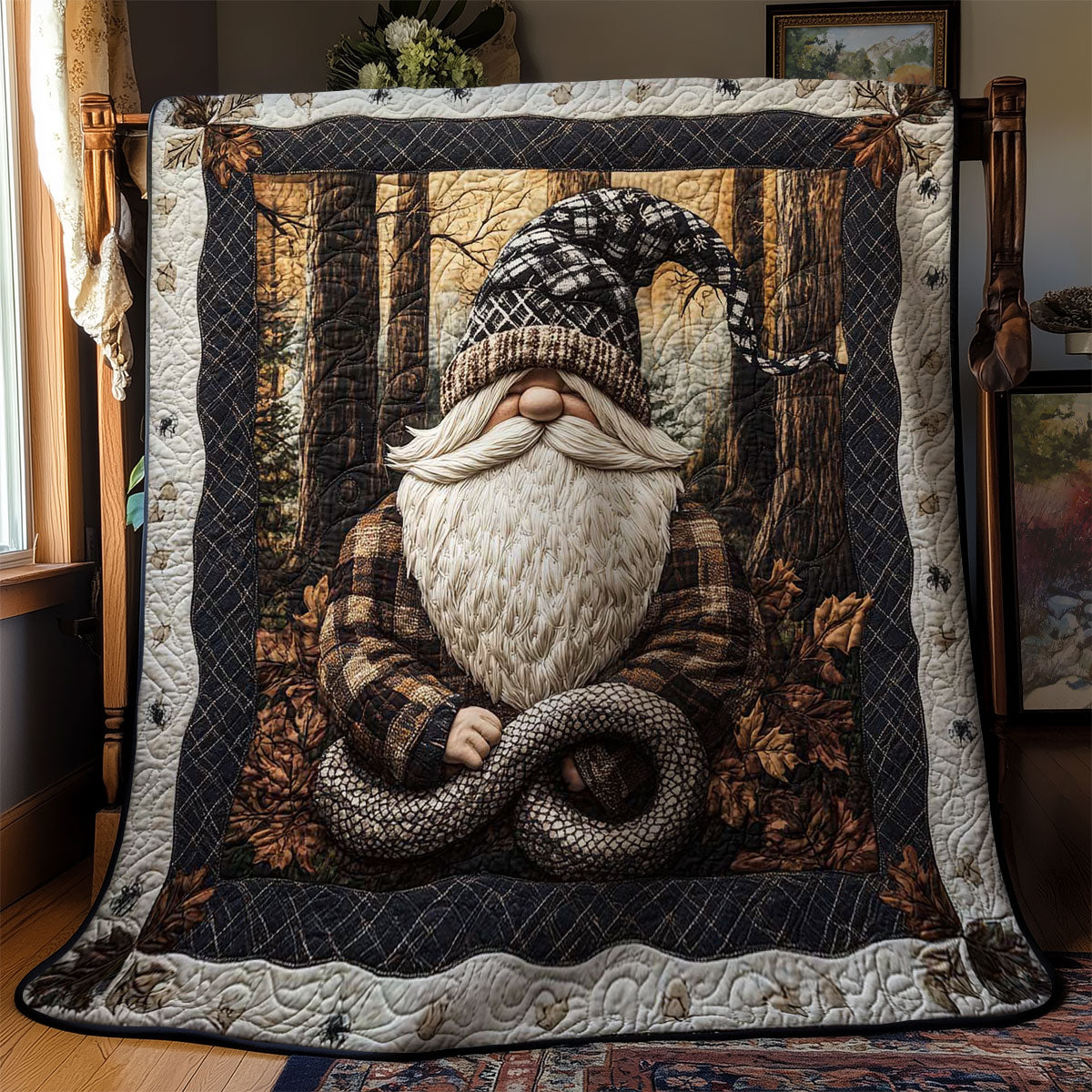 Mystic Gnome And Serpent WN0802048CL Quilt