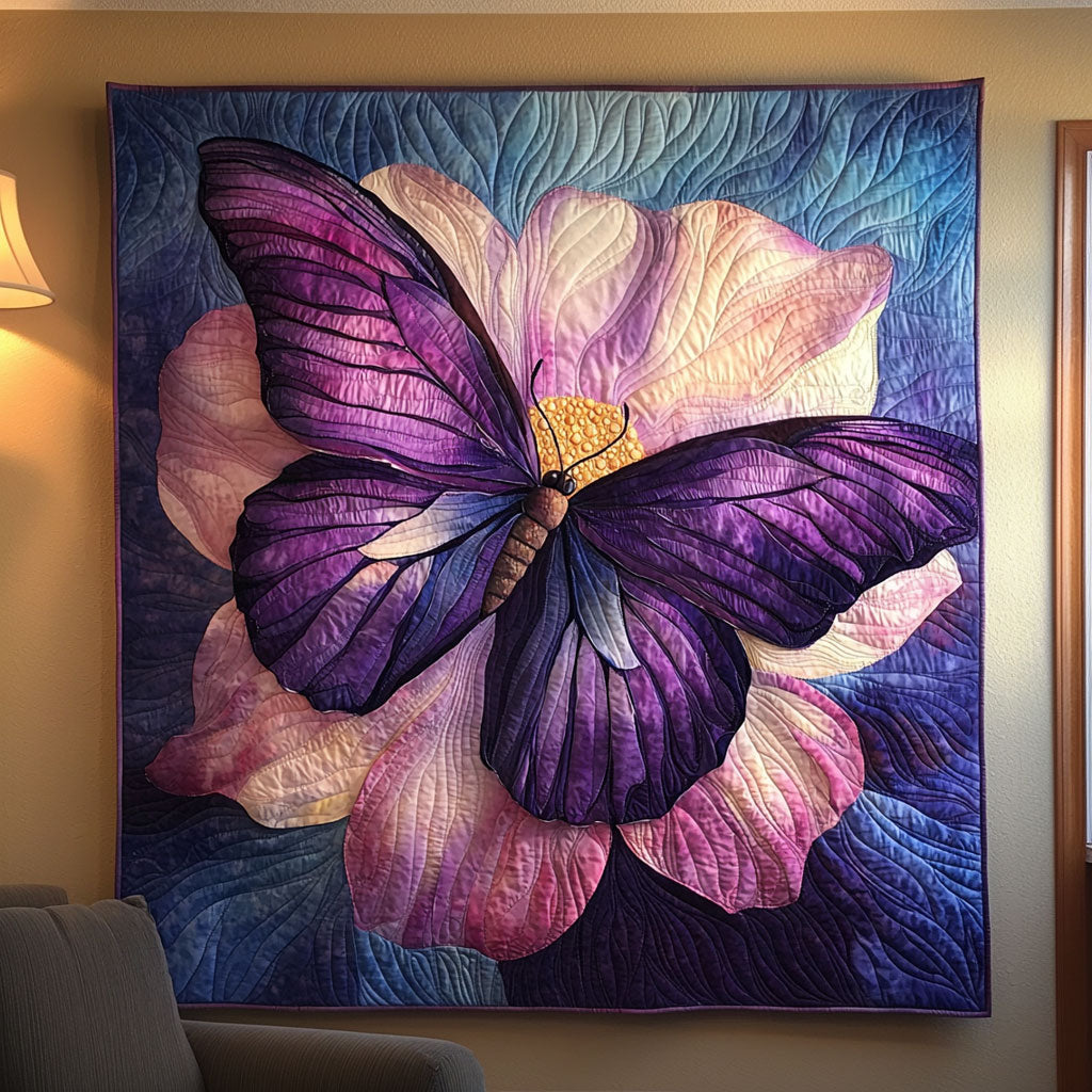 Violet Spirit Butterfly QA1601011CL Quilt