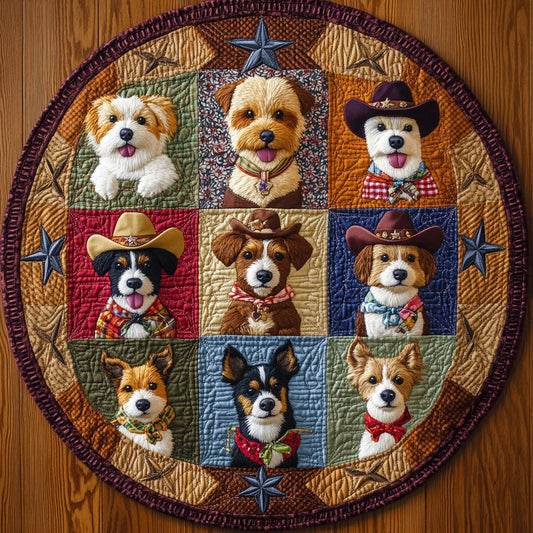Dog Posse WN0807030CL Quilted Round Mat