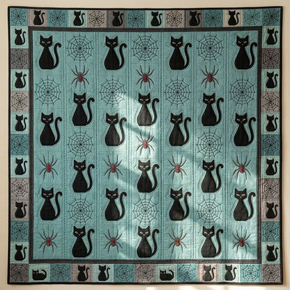 Black Cat & Spider Web WN0505006CL Quilt
