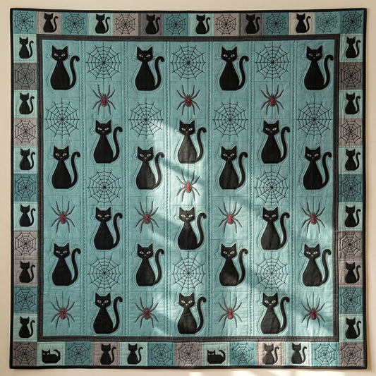 Black Cat & Spider Web WN0505006CL Quilt