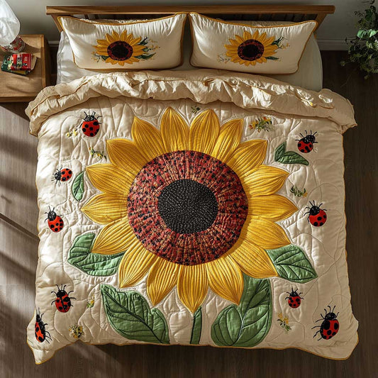 Sunflower Lady Bugs WP0801034CL Duvet Cover Set