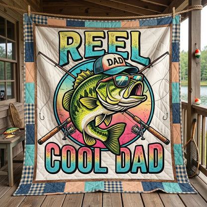 Reel Cool Dad Bass Fishing WN1106008CL Quilt