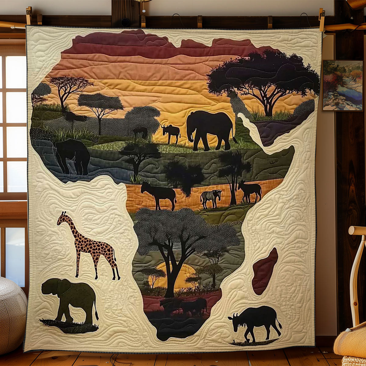 Ethereal African WN0403030CL Quilt