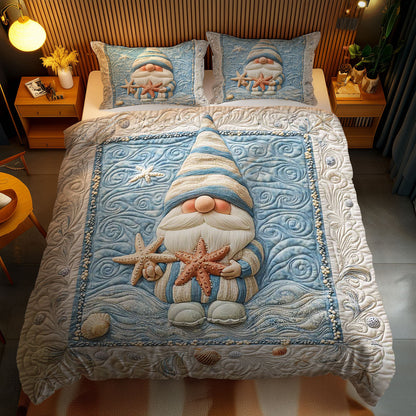 Gnome And Ocean Treasures WN0801078CL Duvet Cover Set