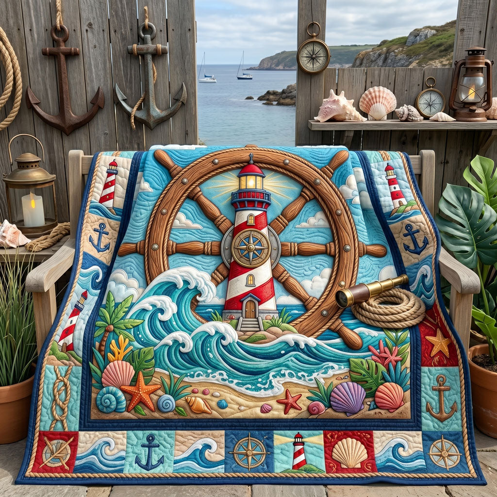 Seaside Captain Wheel WN1605013CL Quilt