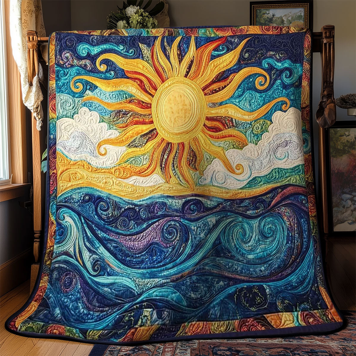 Dancing Sun And Sea WN1203055CL Quilt