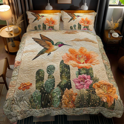 Golden Sunset Hummingbird WN0303092CL Duvet Cover Set