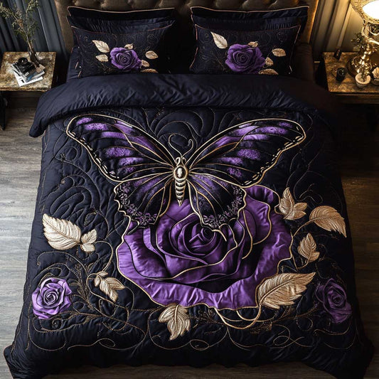 Royal Purple Butterfly WP1601001CL Duvet Cover Set