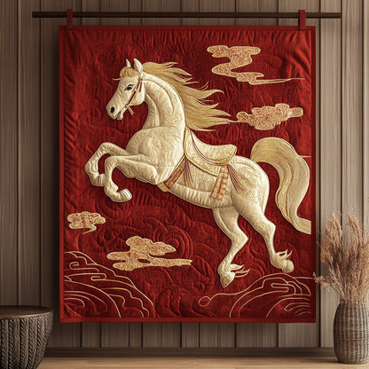 Celestial Wealth Horse KL0901048CL Quilt