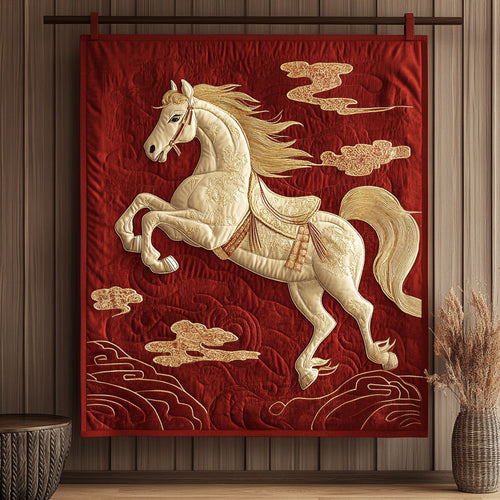 Celestial Wealth Horse KL0901048CL Quilt