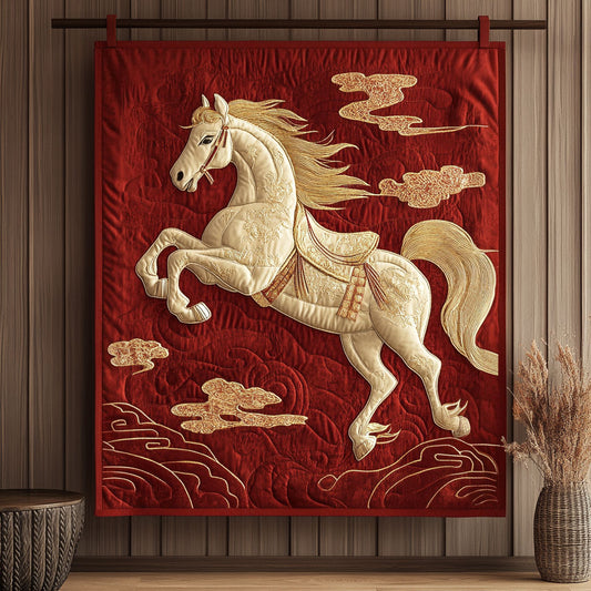 Celestial Wealth Horse KL0901048CL Quilt