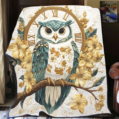 Time Keeper Owl WP2201047CL Quilt