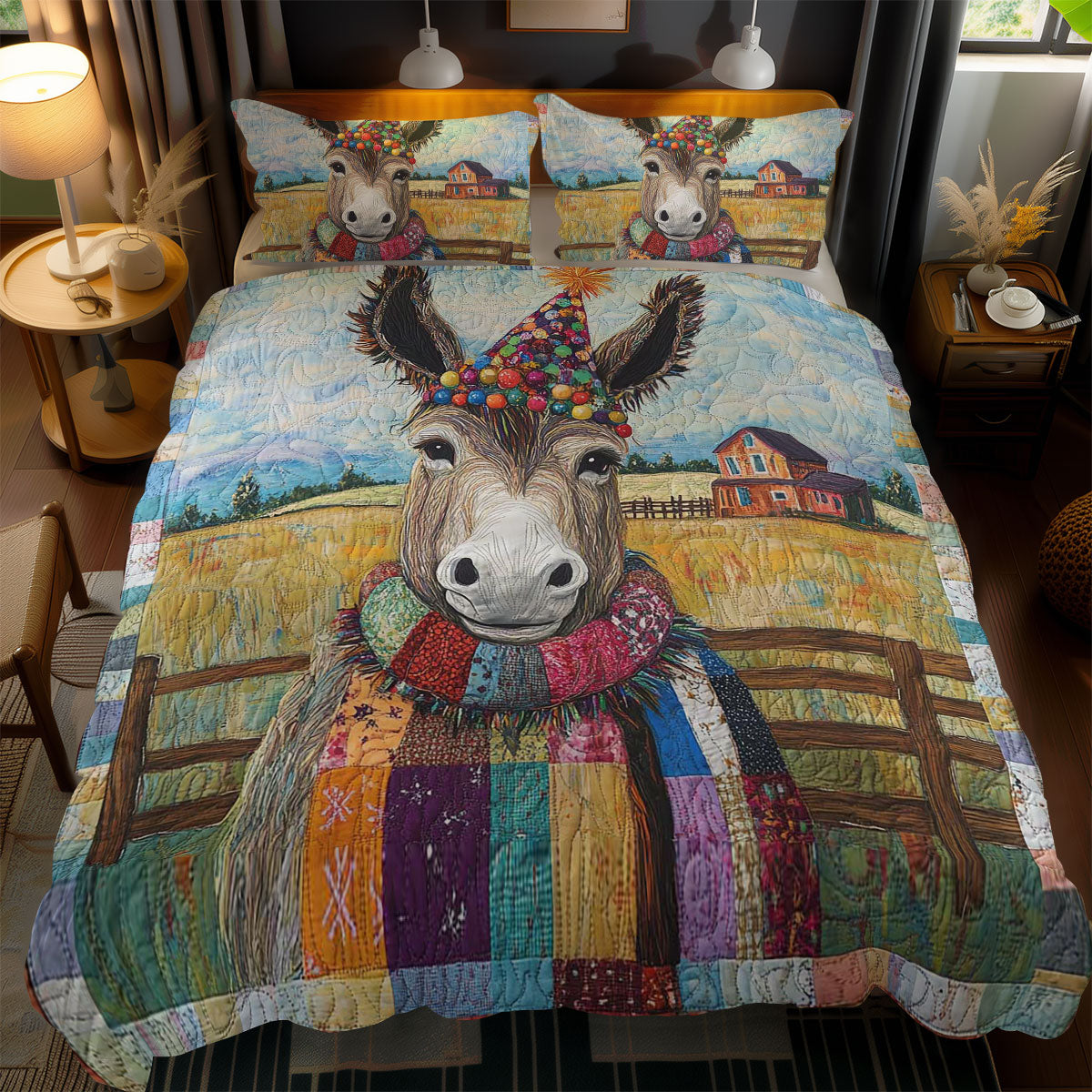 Patchy Donkey WN1303185CL Duvet Cover Set