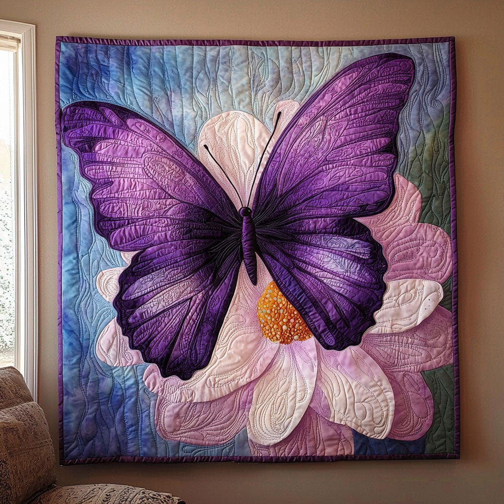 Violet Spirit Butterfly QA1601005CL Quilt