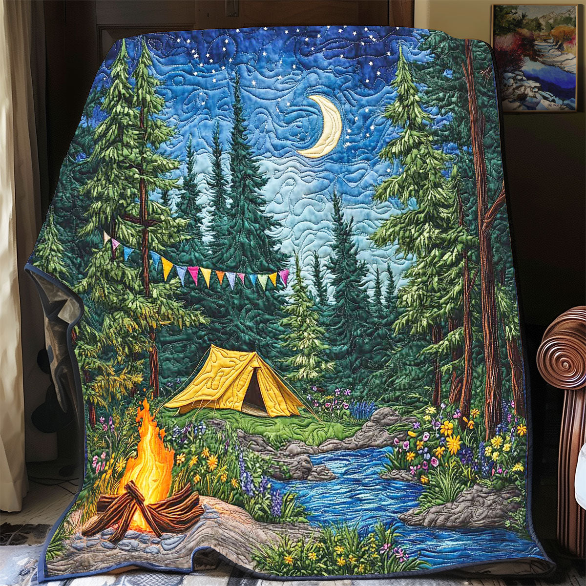 Camping Night WP1002008CL Quilt