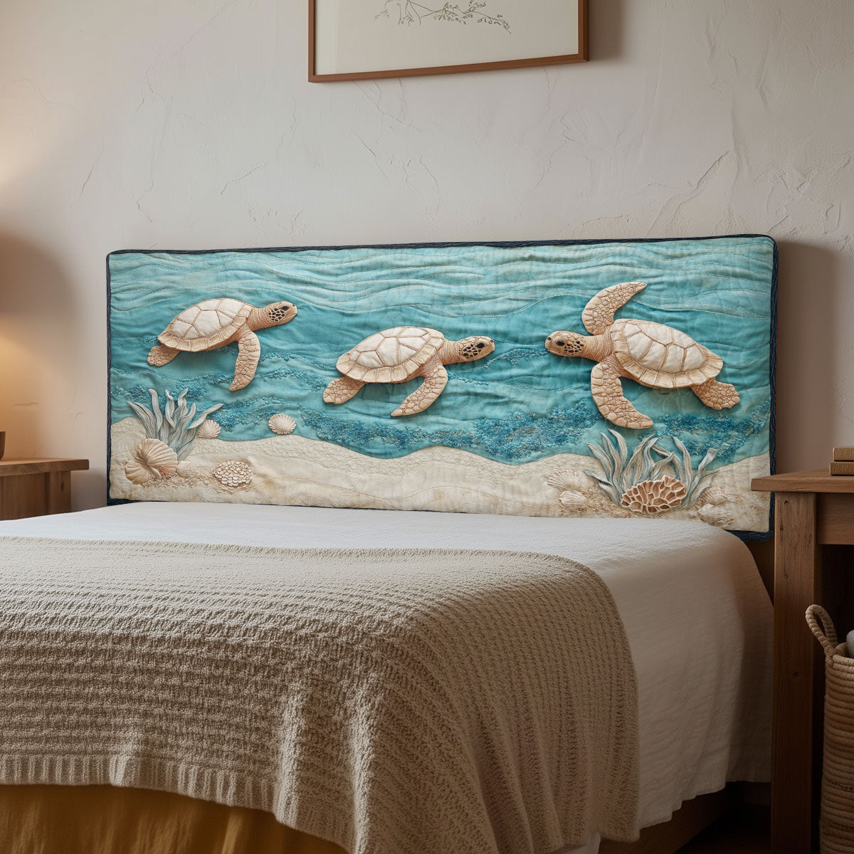 Turtle Spirit CW1312027CL Quilted Headboard Slipcover