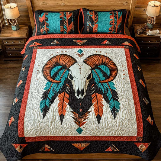 Chief Ram Skull WP1401013CL Duvet Cover Set