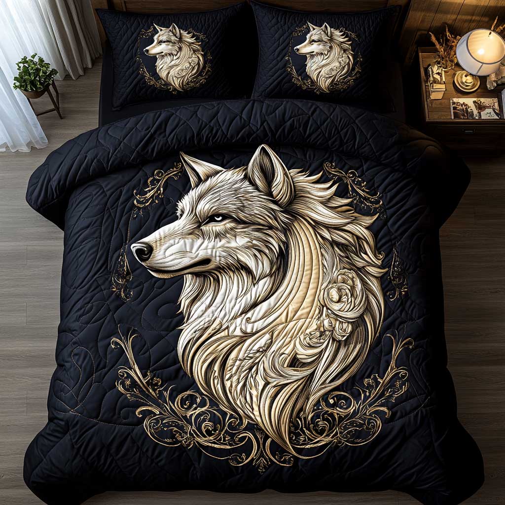 Silver Night Wolf WP2201020CL Duvet Cover Set