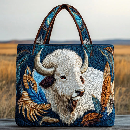 Wild Heart Bison XR2110009CL Quilted Tote Bag