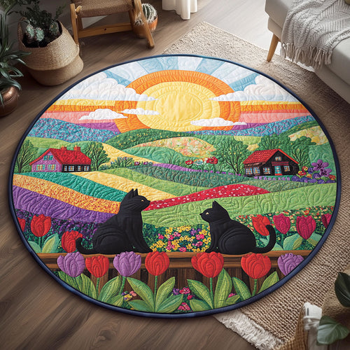 Whiskered Hill WJ2907050CL Quilted Round Mat