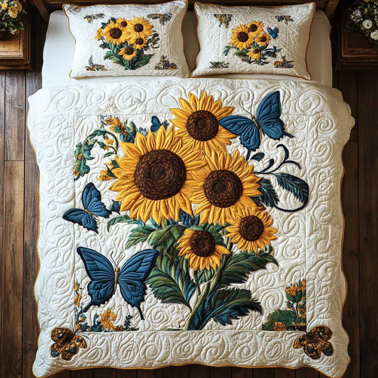 Sunflower Monarch Butterfly WP1601010CL Duvet Cover Set