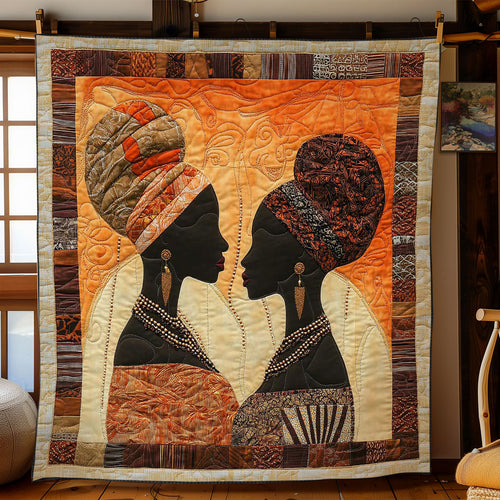 African Woman Grace WN0703024CL Quilt