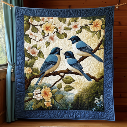 Whispering Bluebirds KL1301012CL Quilt