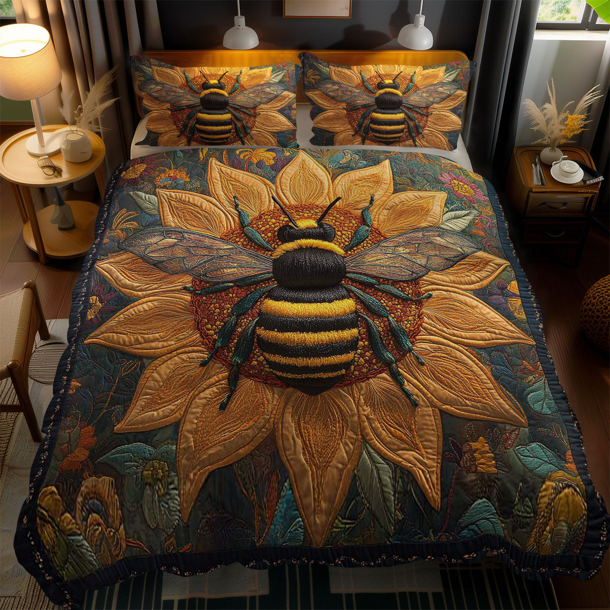 Rustic Bee WN1202078CL Duvet Cover Set