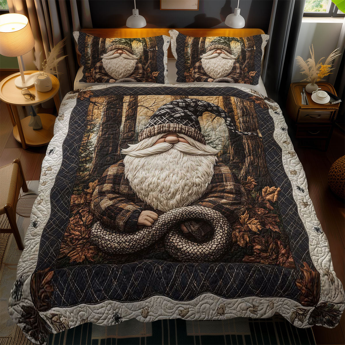 Mystic Gnome And Serpent WN0802081CL Duvet Cover Set