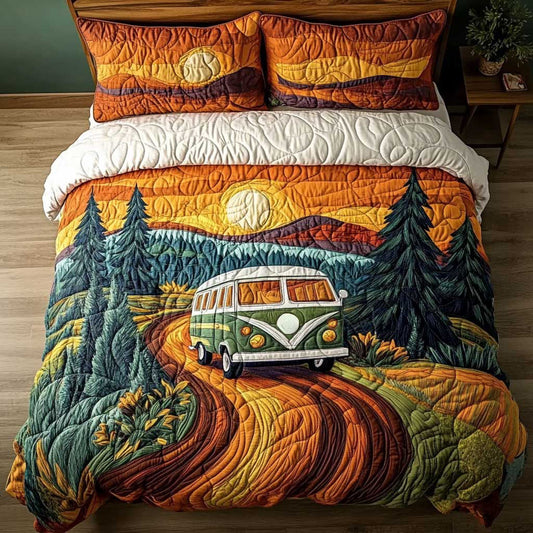 Forest Escape Camper Car WN1202033CL Duvet Cover Set