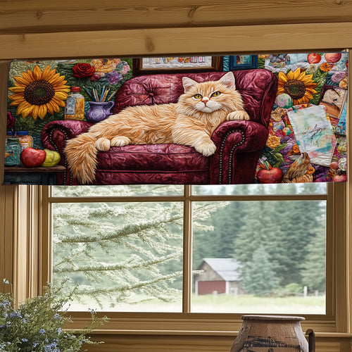 Golden Whiskers Lounge WJ1606031CL Quilted Valance