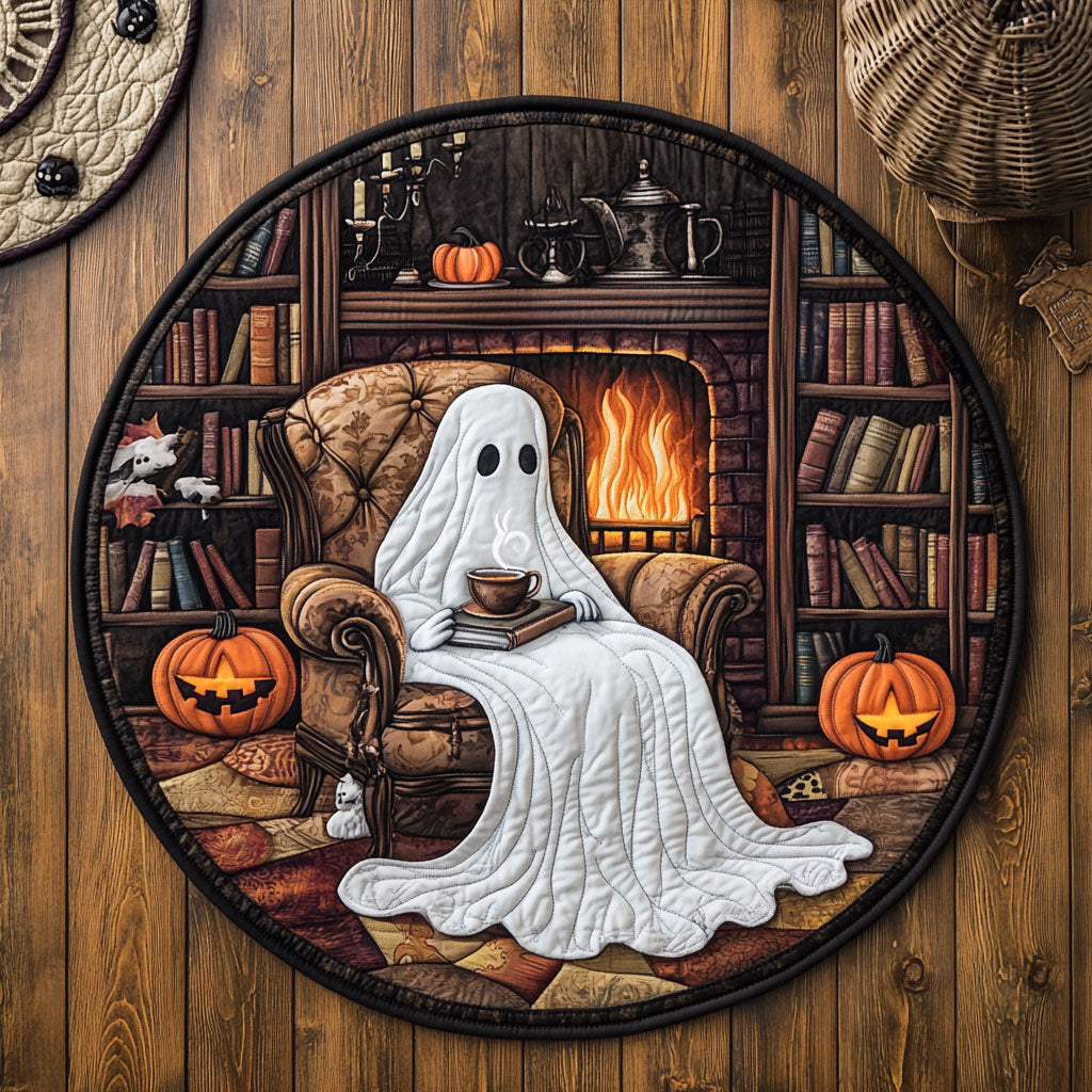 Midnight Reverie WJ1707044CL Quilted Round Mat