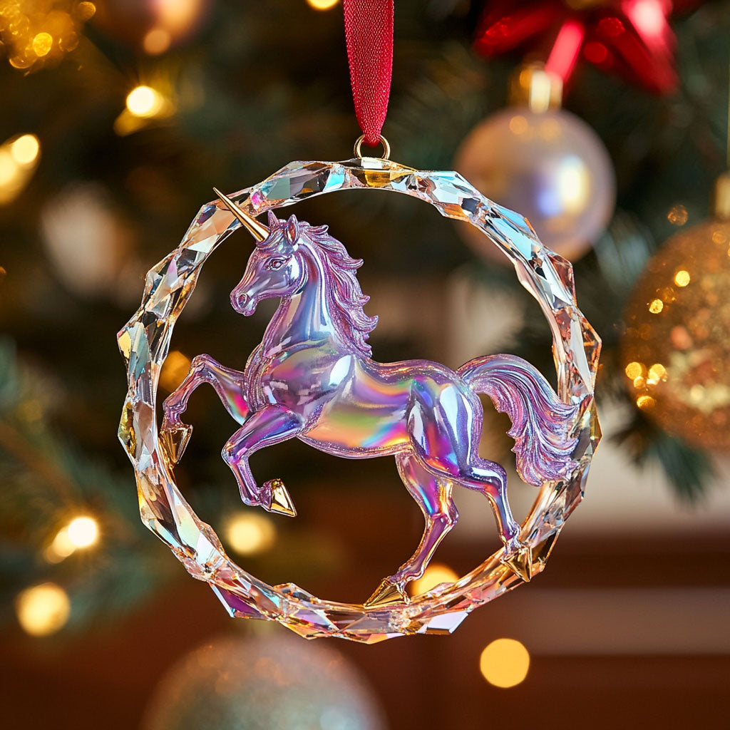 Unicorn Charm CW0112072CL Christmas Ornament