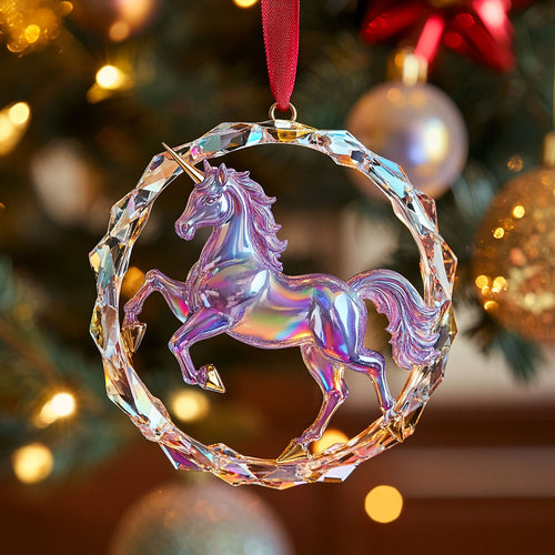 Unicorn Charm CW0112072CL Christmas Ornament