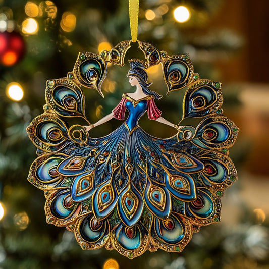 Peacock Queen Charm CW1012052CL Christmas Ornament